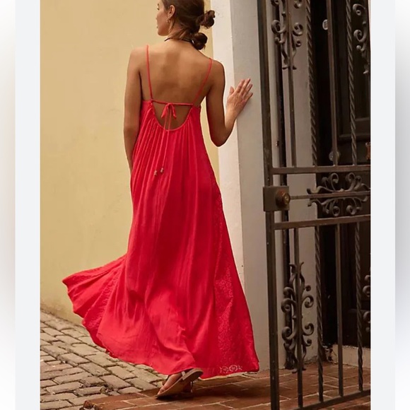 Free People Free-est Trail Of Flowers Embroidered Maxi Dress - Picture 3 of 15